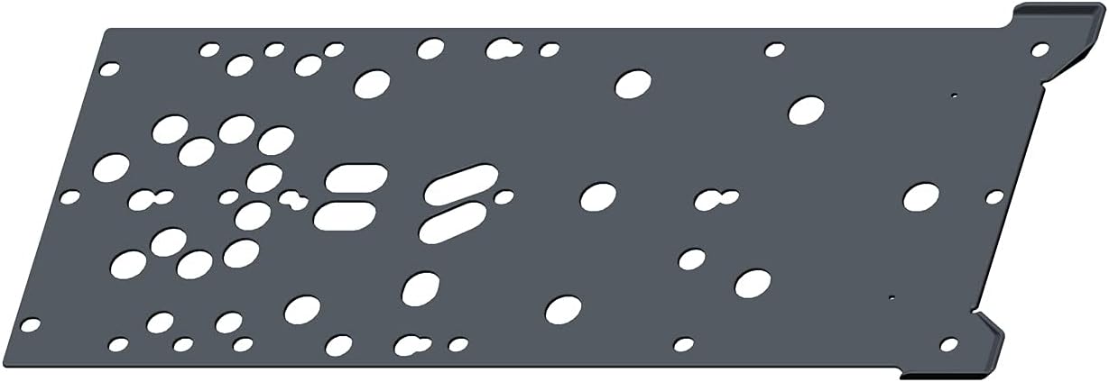 Polaris Off Road Skid Plate, Gloss Black, Genuine OEM Part 5438572-070, Qty 1