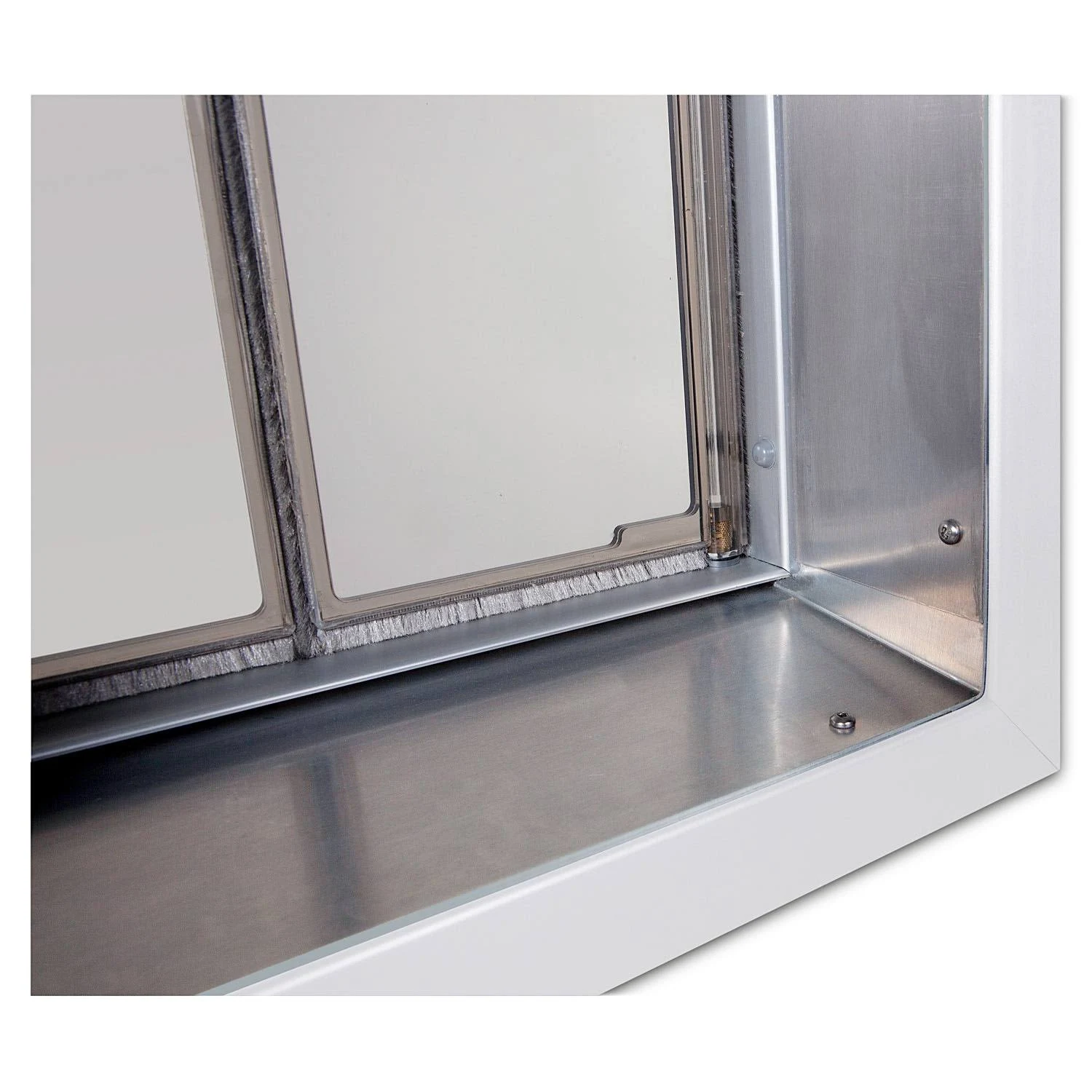 PlexiDor Wall Mount Pet Door in White, Small