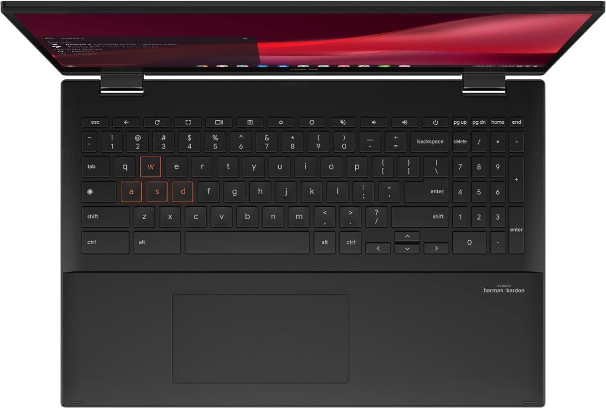 ASUS Cloud Gaming Chromebook Vibe CX55 Flip 15.6'' Touchscreen 144Hz FHD 2in1 Laptop, Intel Quad-Core i5-1135G7 (Beat i7-1065G7), 8GB LPDDR4X RAM, 256GB PCIe SSD, WiFi6, Bluetooth 5, Grey, Chrome OS