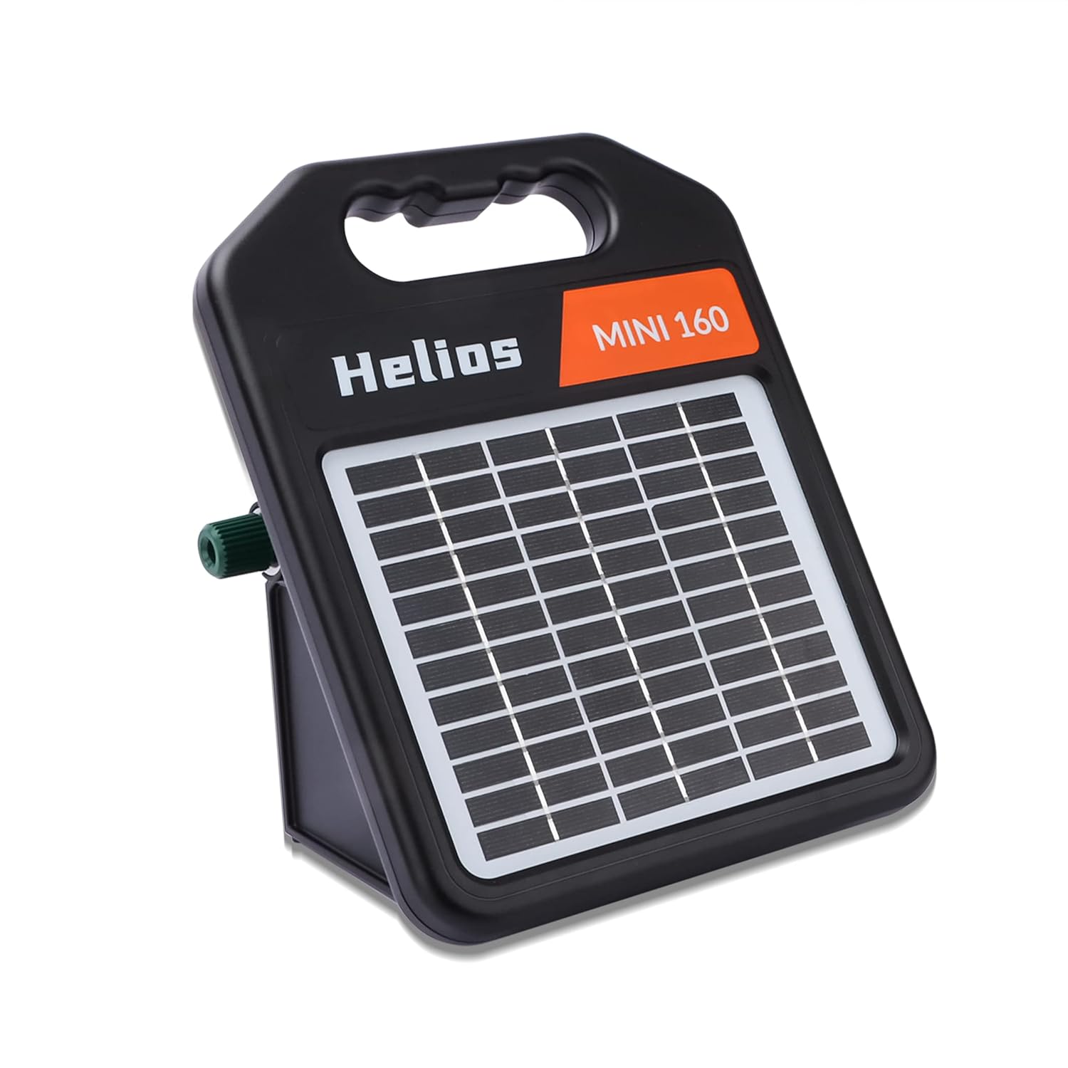 MINI160 Solar Powered Fence Charger Energizer Panel, Fence Charger for Livestock, Power & Battery Shock Storage, Portable Electric Fence Charger to Protect Livestock, Horses, Cattle, Sheep, Goats, Pet