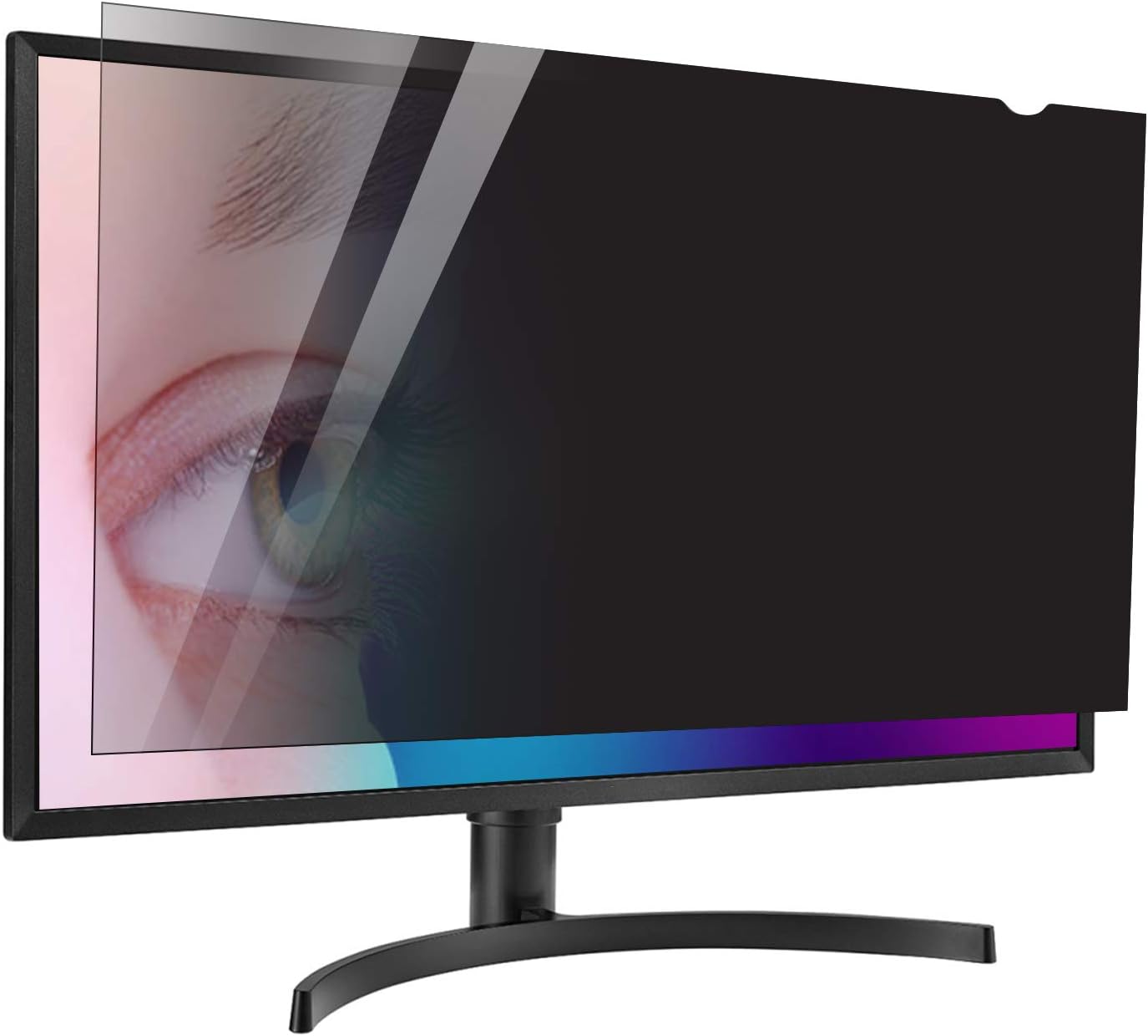 21.5 inch Computer Privacy Screen Filter - Compatible 16:9 Aspect Ratio Widescreen Monitor - Blue Light Filter - Anti-Glare & Anti-Scratch Protector Film (21.5" Widescreen (16:9))