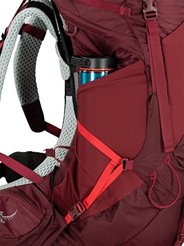 Osprey Aura AG LT 65L Women's Backpacking Backpack, Antidote Purple, WM/L