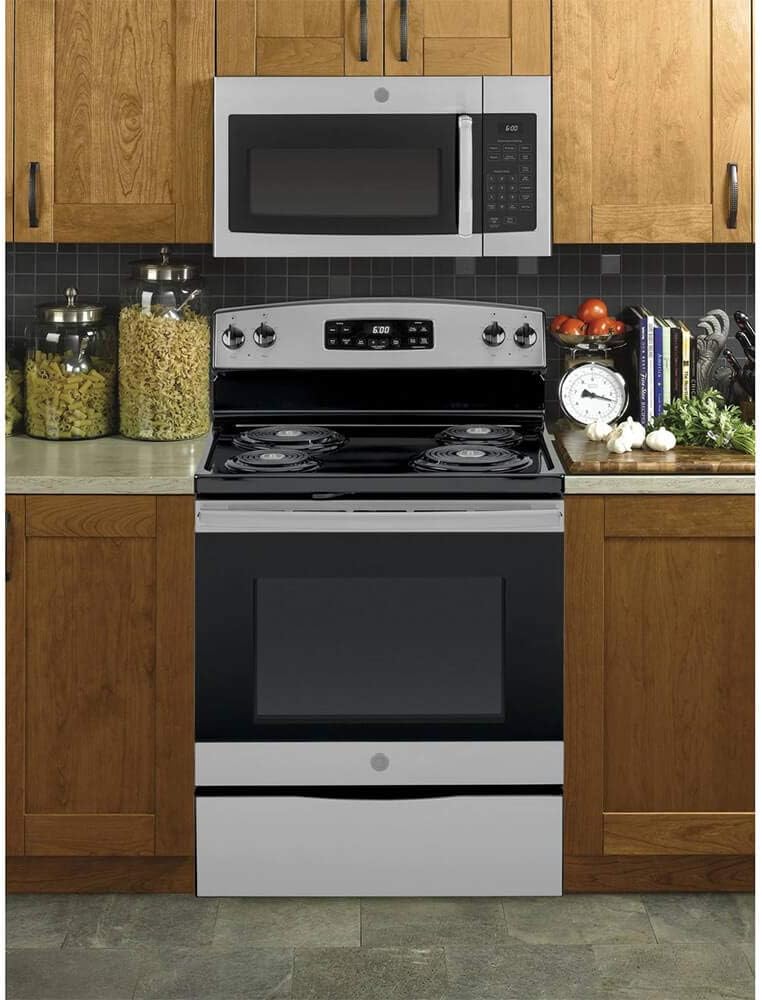 GE JVM3160RFSS 30" Over-the-Range Microwave Oven in Stainless Steel