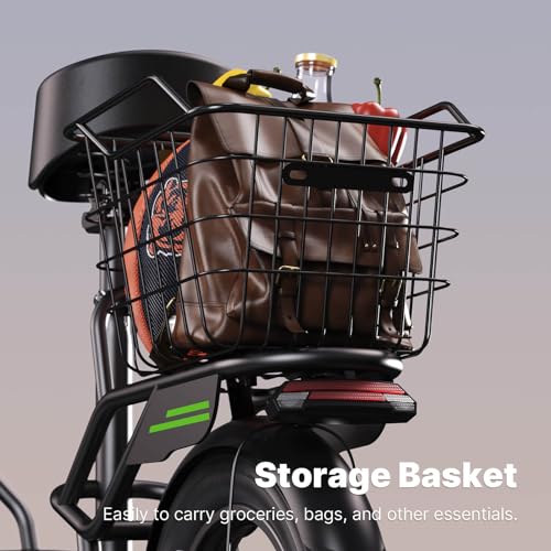 isinwheel Electric Scooter Adults, 21/38 MPH Top Speed & 28/43 Miles Range, 14/16'' Fat Tire Scooter for Adult with Turn Signals & Mood Lights, APP, 1200W Powerful Motor Electric Scooter with Seat