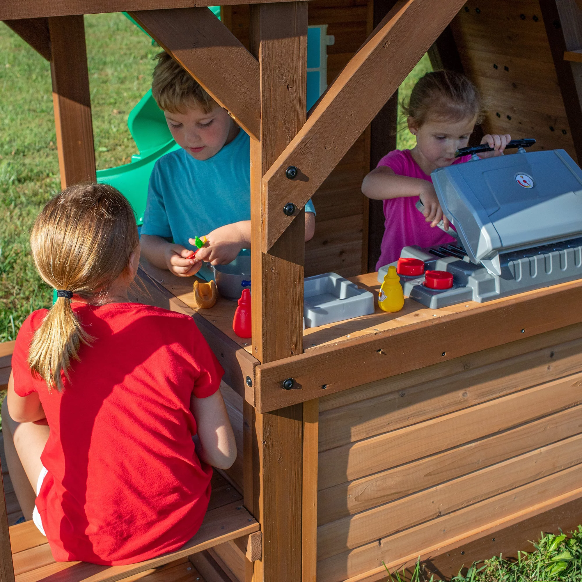 Backyard Discovery Cedar Cove Swing Set