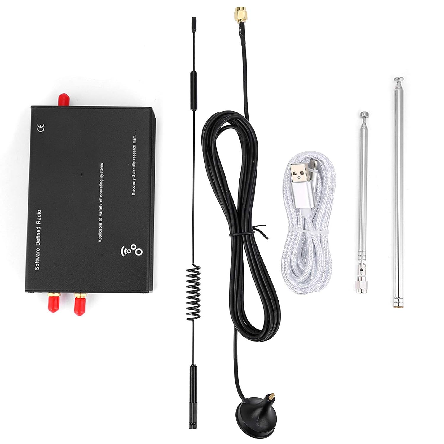 HackRF One SDR Platform Software Defined Radio Development Module 1MHz-6GHz Radio Communication Board 20Mbps 8BIT for Balun