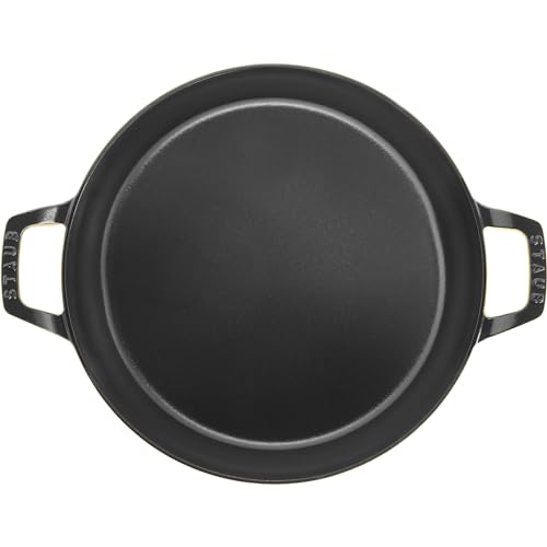 STAUB Braiser with Glass Lid, 3.5-Qt, Cherry