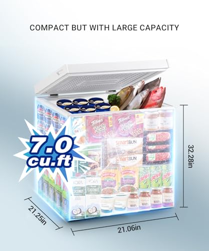 OOTDAY Chest Freezer