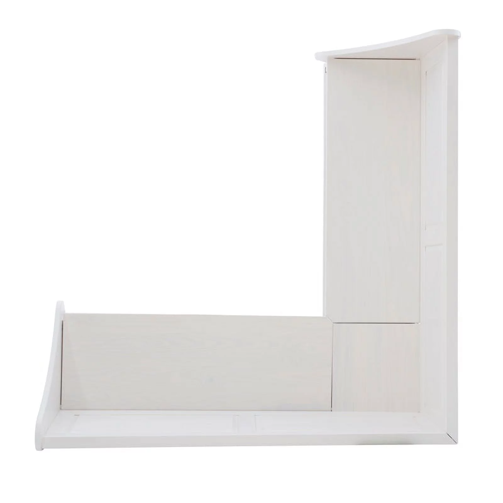 Linon Troyin Wood Corner Breakfast Nook in White