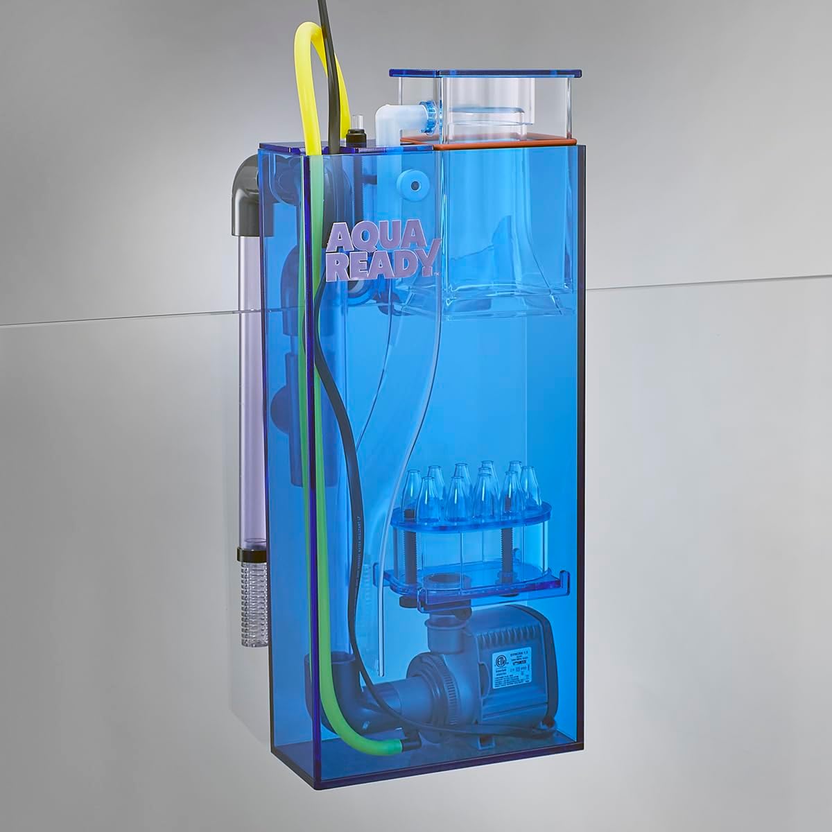 Hang On Back Protein Skimmer for Saltwater Aquariums HOB-1.5, Up to 75 Gallon Fish Tank Filtration, Hang On External, Adjustable, Ultra Quiet Pinwheel Pump
