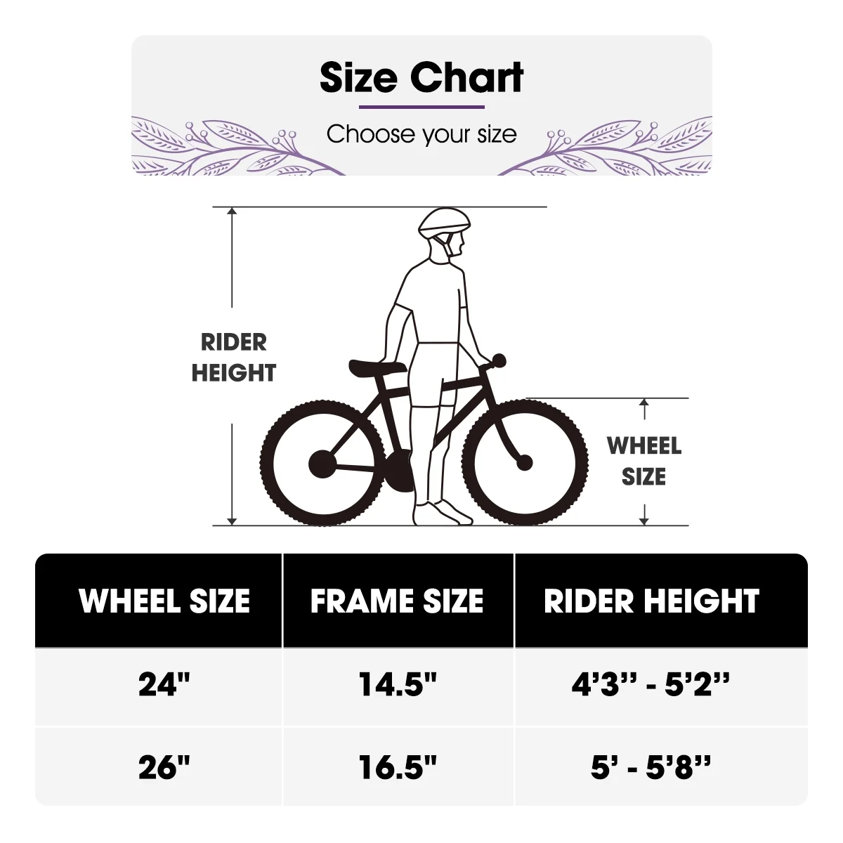 Hiland 24 26 inch Mountain Bike for Men Women, 21 Speeds MTB Bicycle for Adult Youth