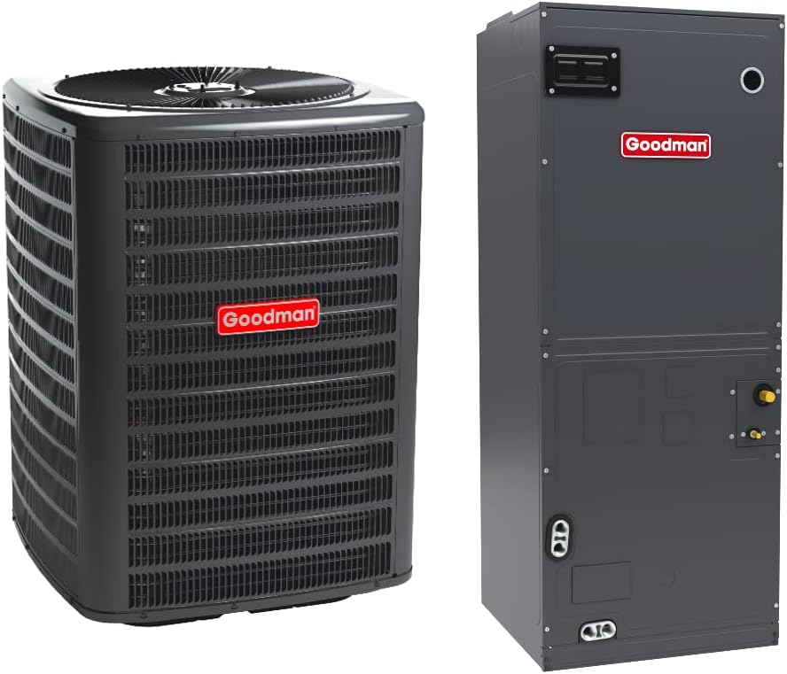Goodman 2 Ton 16 SEER Split-Systems Unit Bundle. GSX16S241, ASPT29B14 with Extra Package of Whip, Disconnect, Condenser Pad, and Thermostat