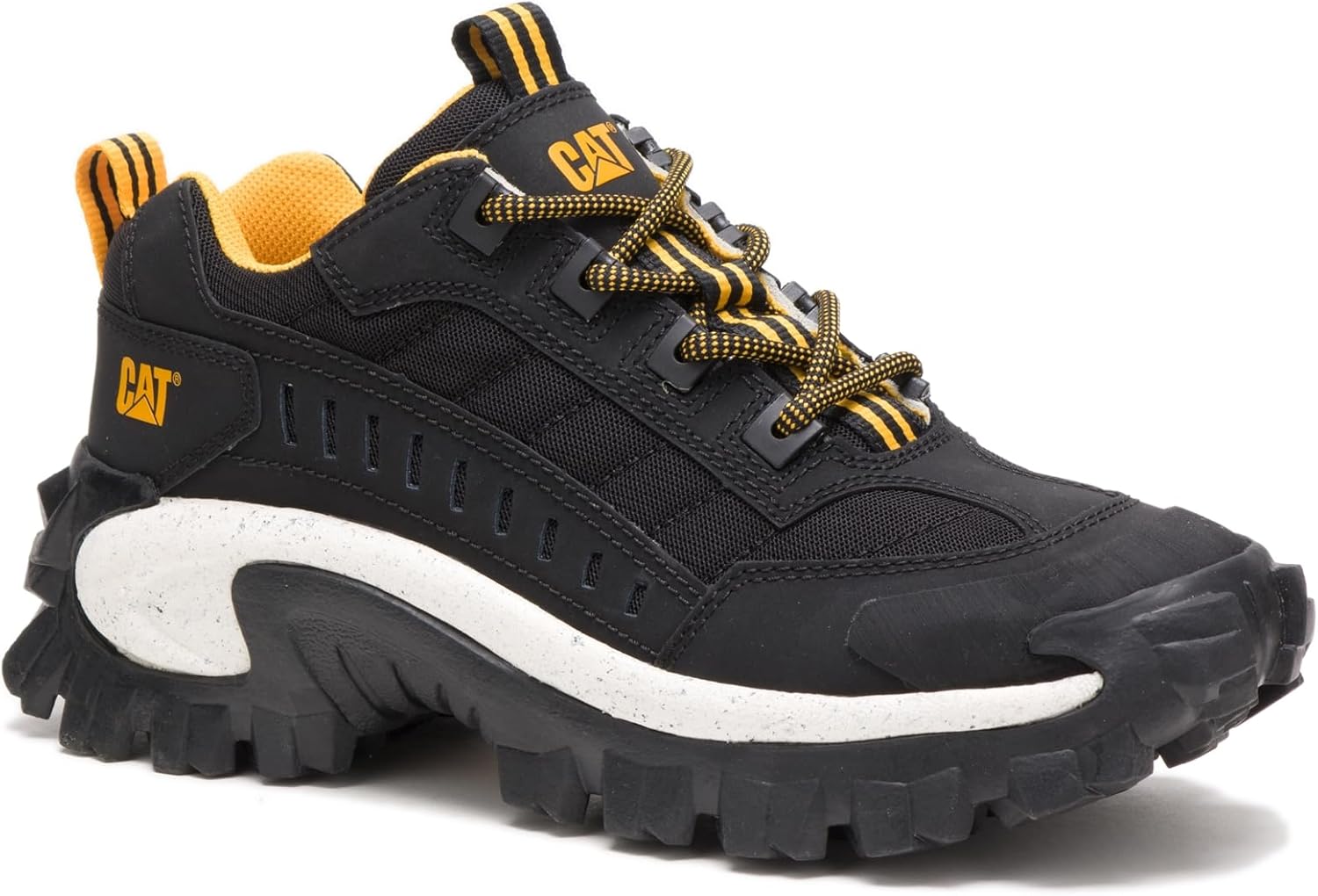Cat Footwear Unisex's Intruder Sneaker, Black/Black, 4 W US