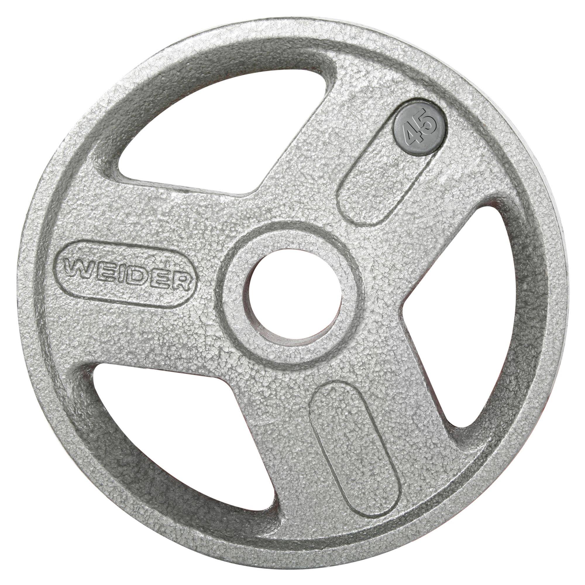 Weider HOPH-1 45 lb. Olympic Weight - Hammertone