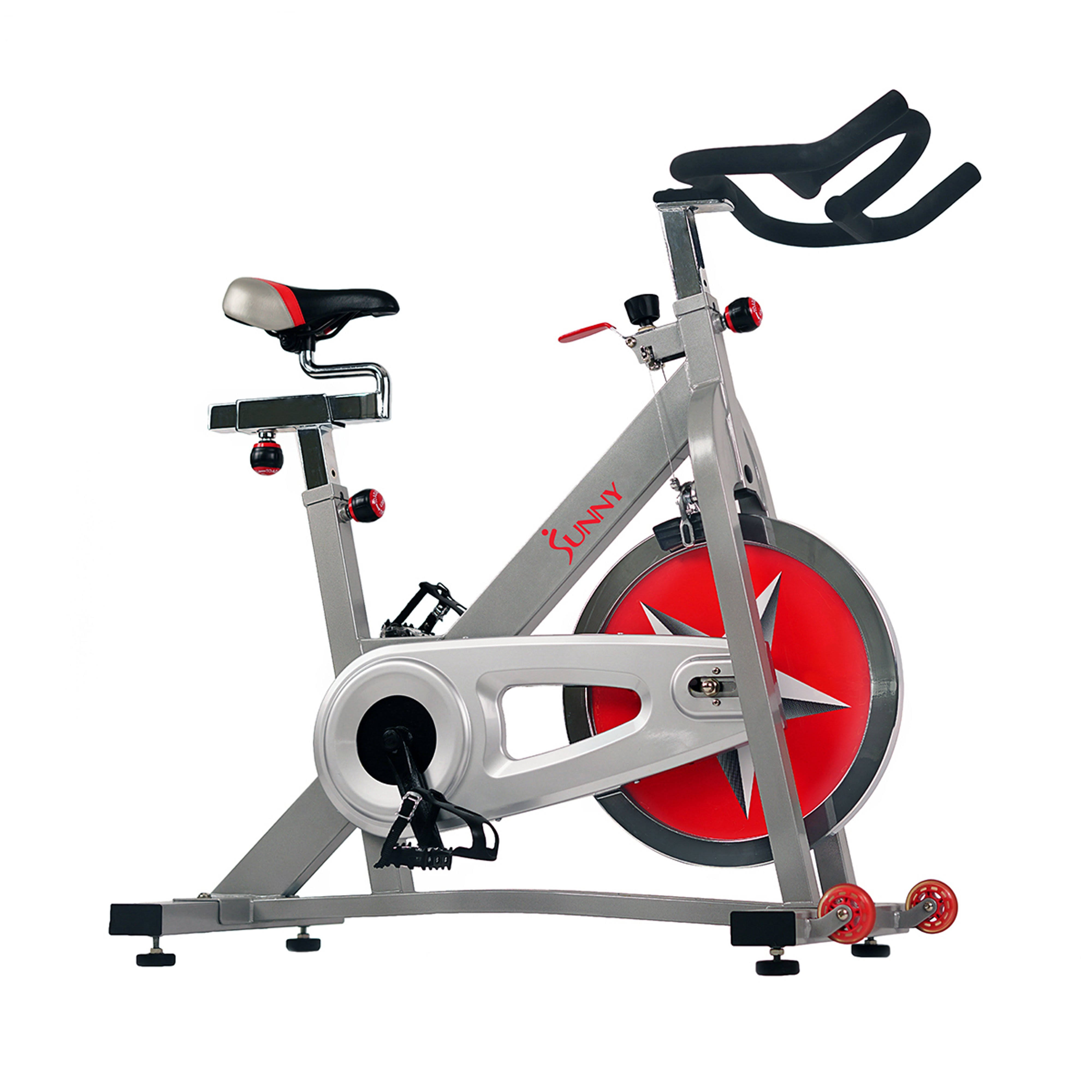 Sunny Health u0026 Fitness Pro Indoor Cycling Bike, Grey
