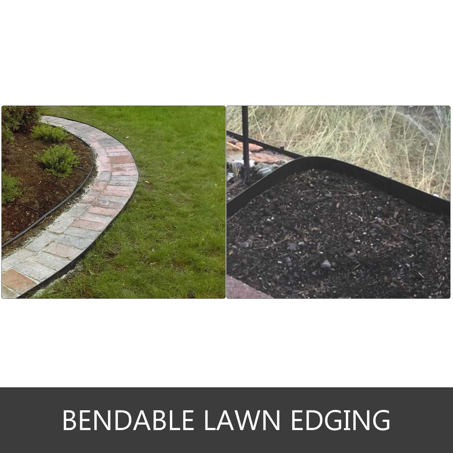 VEVOR Metal Landscape Edging Borders Galvanized Steel Lawn Edging - Shop Hardware Tools Online Store
