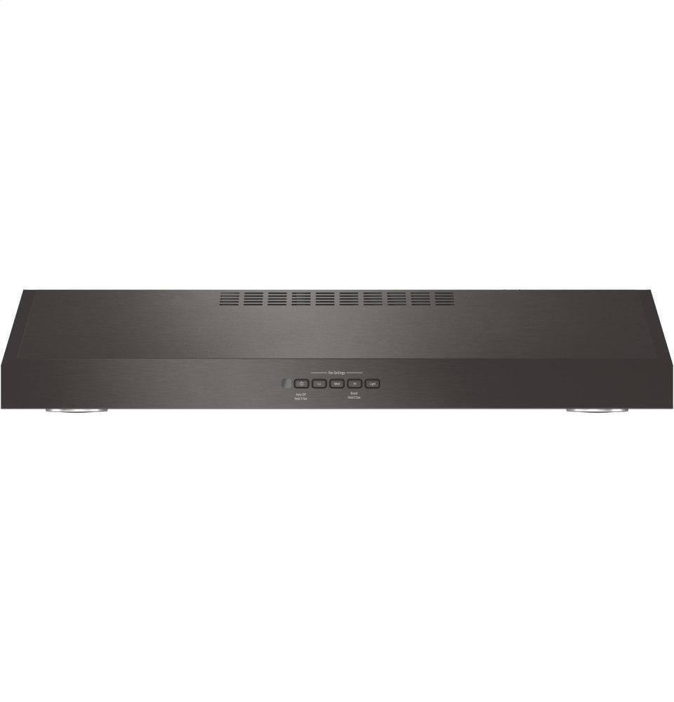 GE JVX5300BJTS 30-Inch Under-Cabinet Range Hood, Black Stainless