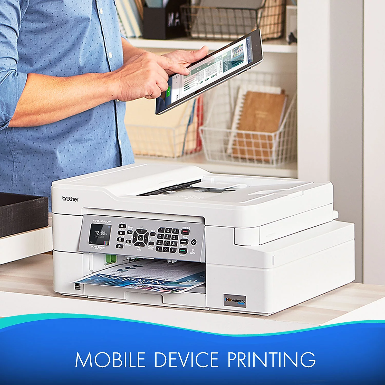 Brother MFC-J805DW INKvestment Tank Color Inkjet