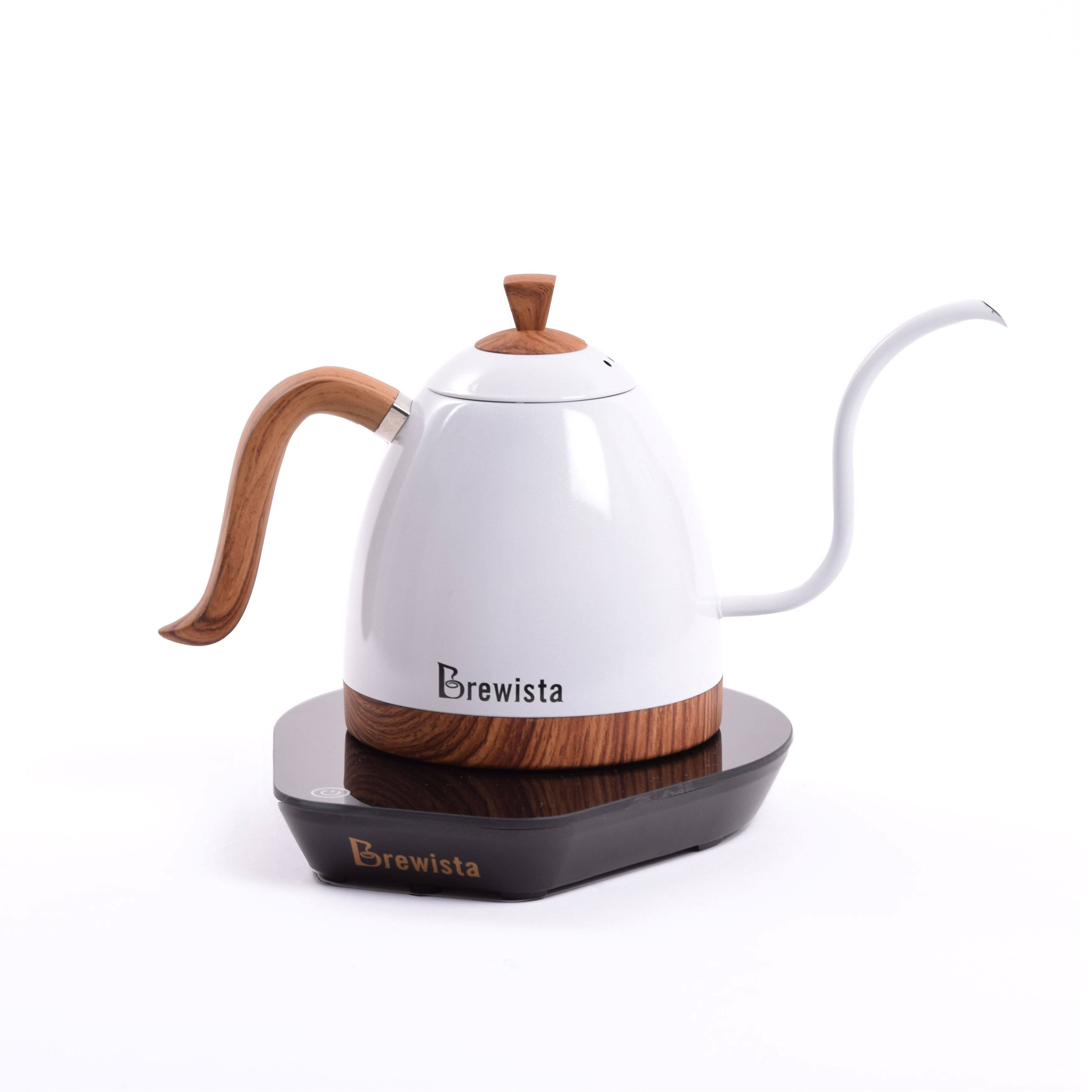 Brewista BA6VKETLPW Artisan Gooseneck Variable Kettle, 600ml, Pearl White