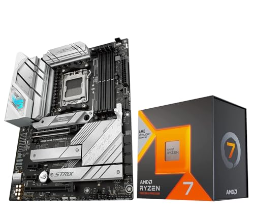 MICRO CENTER AMD Ryzen 7 7800X3D 8-Core16-Thread Desktop Processor with ASUS ROG Strix B650E-F Gaming WiFi AM5 Gaming Motherboard