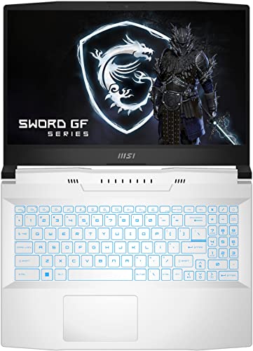 MSI Sword 15 A12U Sword 15 A12UC-295 15.6 Gaming Notebook - Full HD - 1920 x 1080 - Intel Core i5 12th Gen i5-12450H 1.30 GHz - 8 GB Total RAM - 512 GB SSD - White
