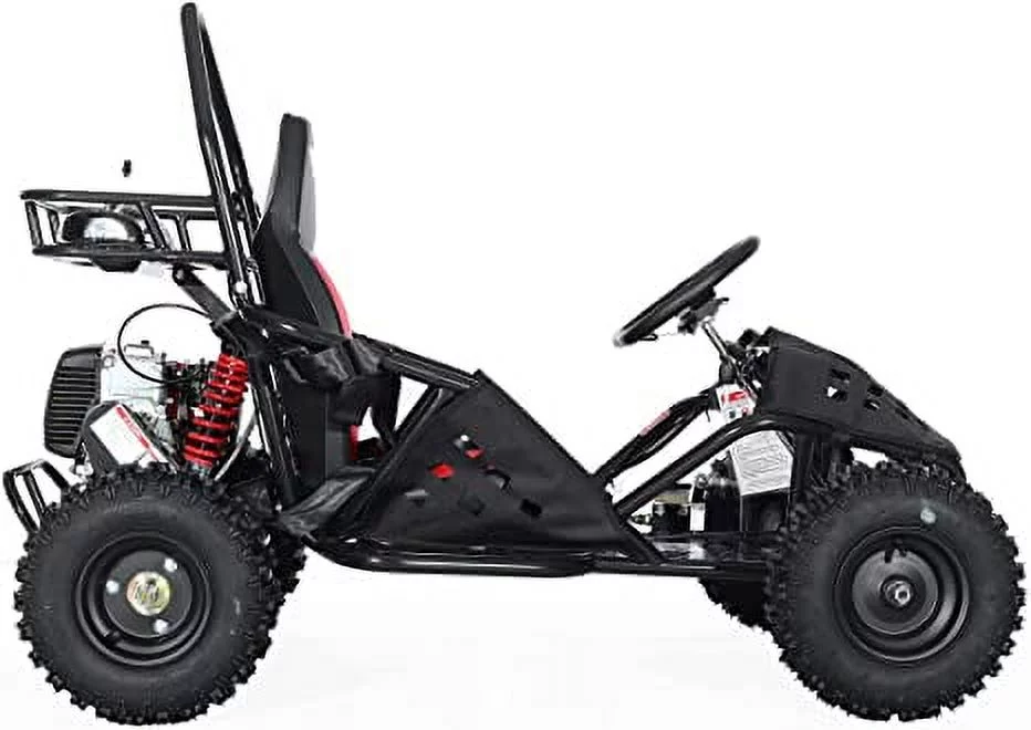 X-Pro Brand New Rover 50cc Gas Go Kart with Pull Start, Rear Disc Brake, 6" Wheels!