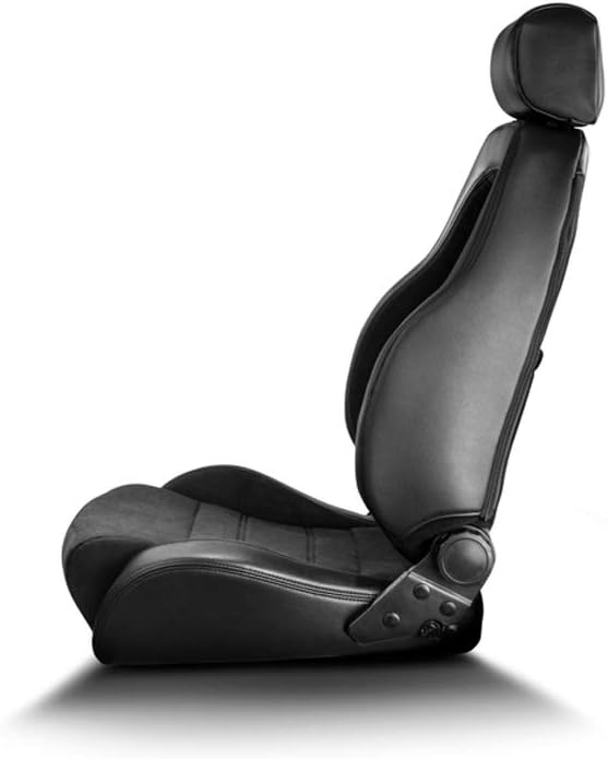Sparco Sport Seat GT - Black Skai/Microfibre - Reclinable