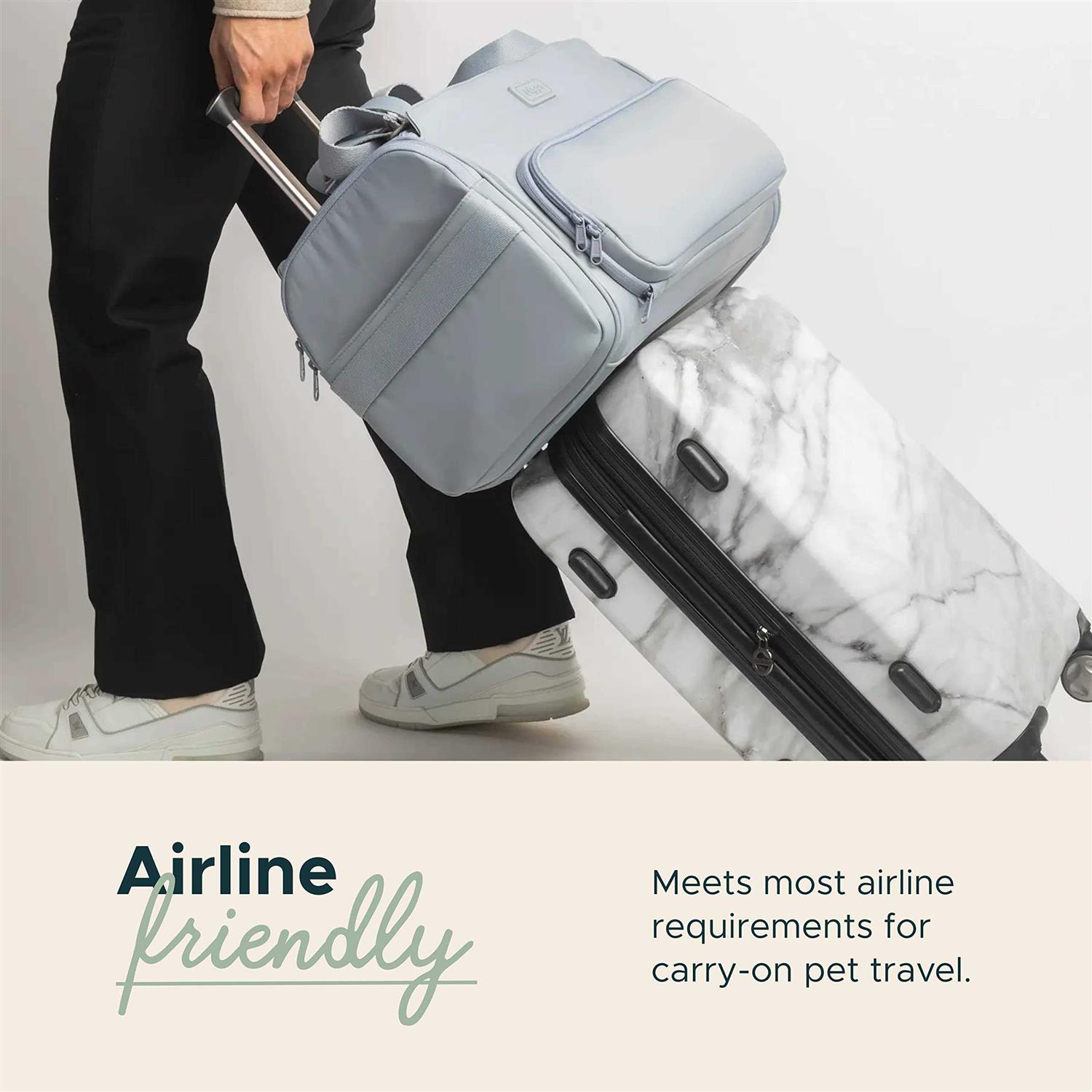 Diggs Travel Pet Carrier for Small Dogs and Cats, Plane, Train, or Car - Pet Supplies online store