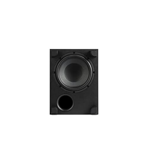 Polk Monitor XT10 Home Subwoofer, 10" Deep Bass Woofer, 100W Class D Amplification, Dolby Atmos, Auro 3D & DTS:X Compatible, Black