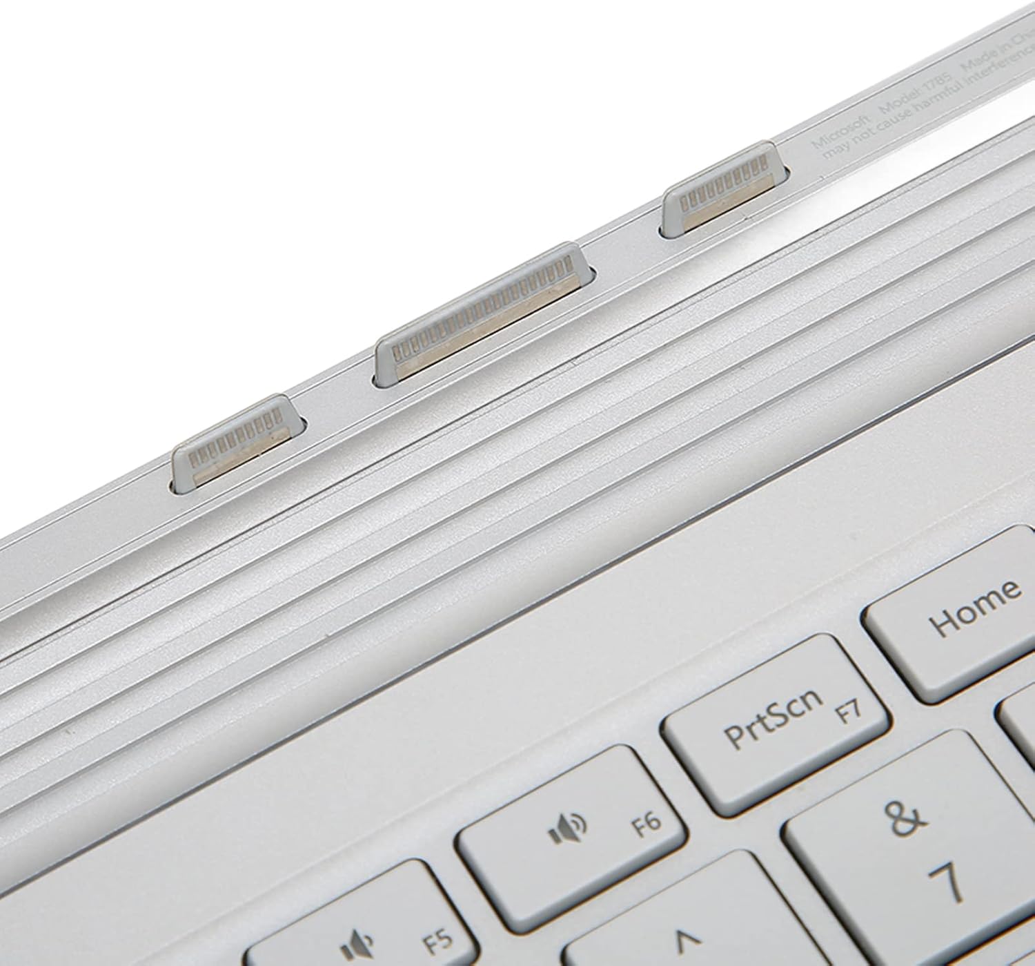 Keyboard for Microsoft for Surface Book 1 1785, 13inch Full Key Keyboard Replacement for Home Office, Stylish Ultra Slim Multifunctional Keyboard
