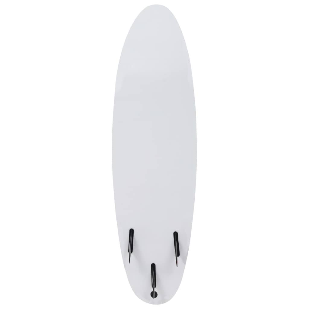 vidaXL Surfboard 66.9x22 Blue and Cream