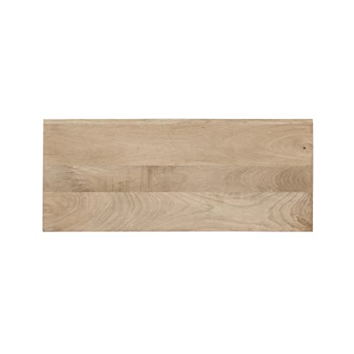 Powell Natural Rattan and Gold Base 2 Danika, Two Drawer Cabinet, Beige