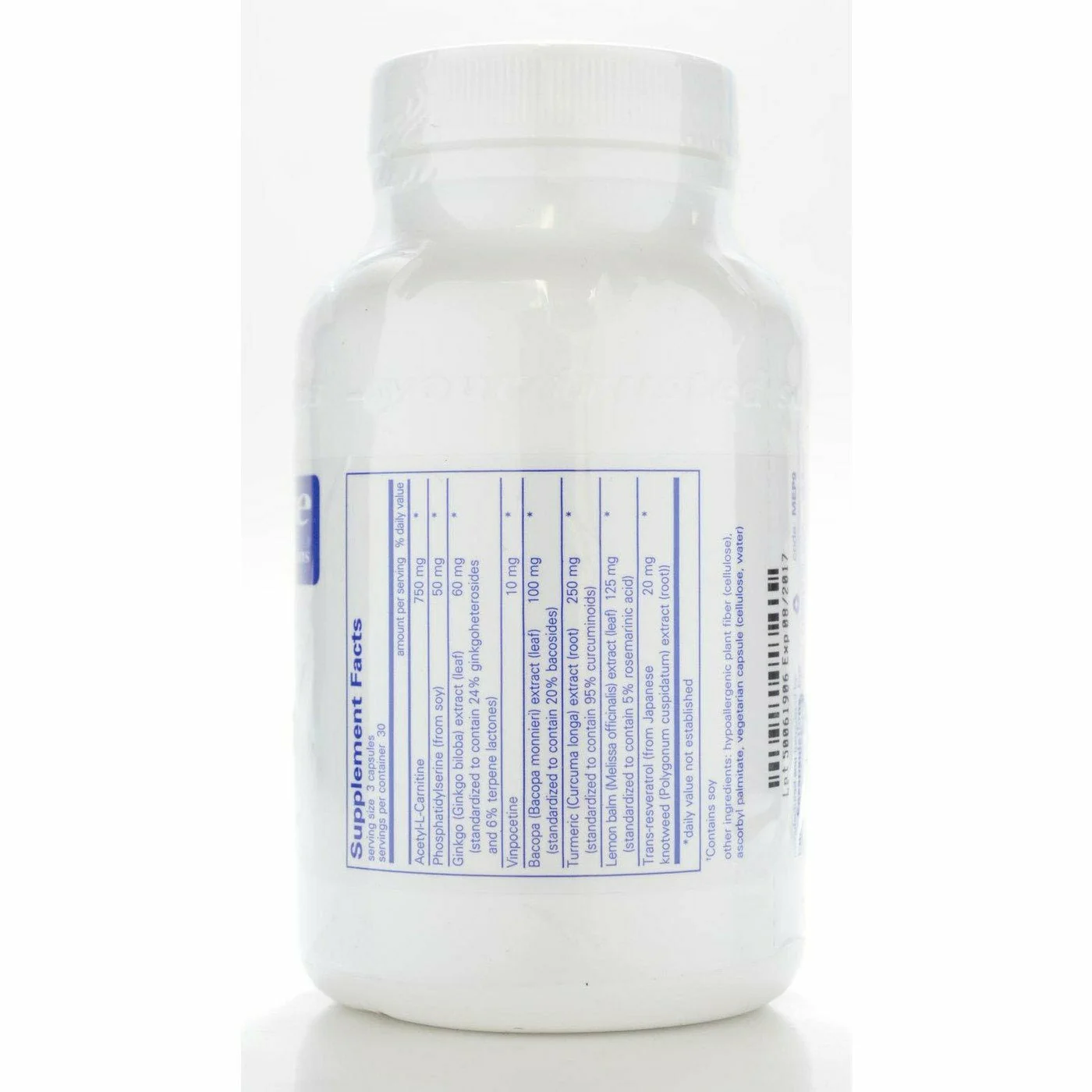 Memory Pro by Pure Encapsulations - Kansas Nuitrition - HNZSDS