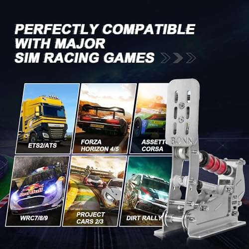SIMSONN NEW PRO Pedals Sim Racing Pedals PC Racing Simulator Pressure Sensor Load Cell HE Hydraulic Pedal for Pc Cockpit Pedal