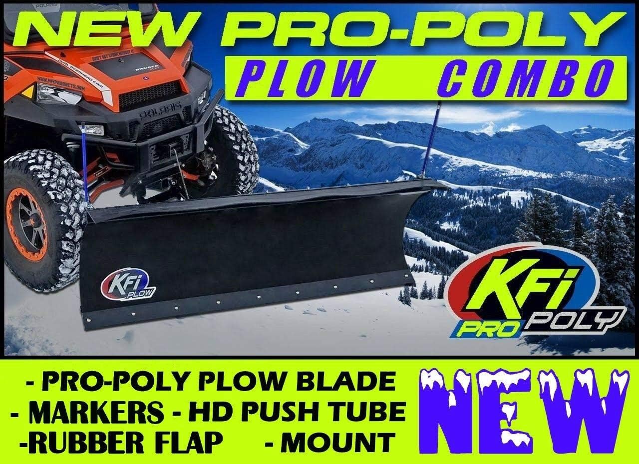 New KFI 66" Compatible with Pro-Poly Snow Plow & Mount - 2021 Compatible with Polaris Compatible with Ranger XP 1000 UTV