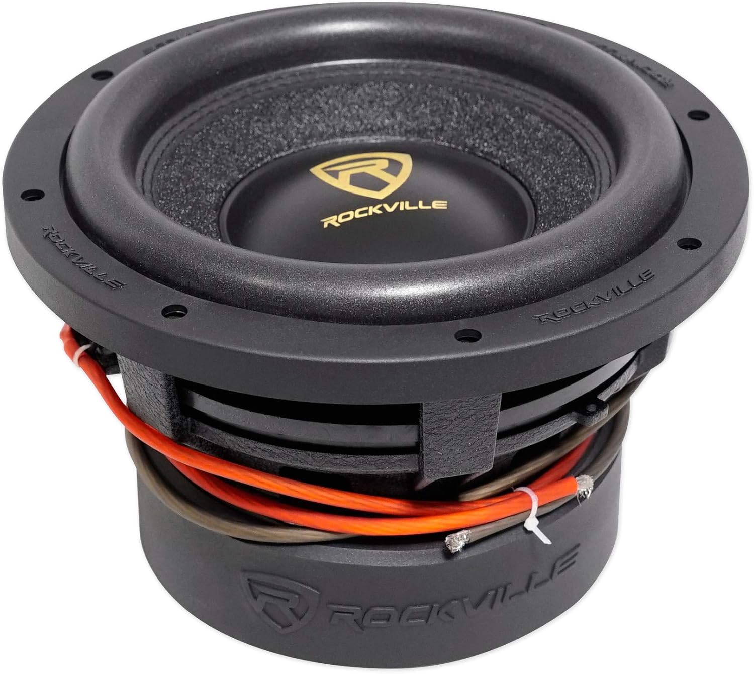 Rockville W10K9D4 10" 3200 Watt Car Audio Subwoofer+Mono Amplifier+Amp Kit