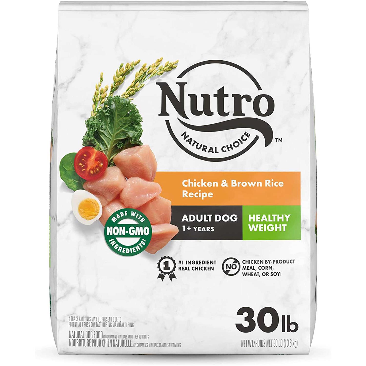 Nutro Natural Choice Chicken &amp; Brown Rice Healthy Weight Adult Dry Dog Food - Pet Supplies online store