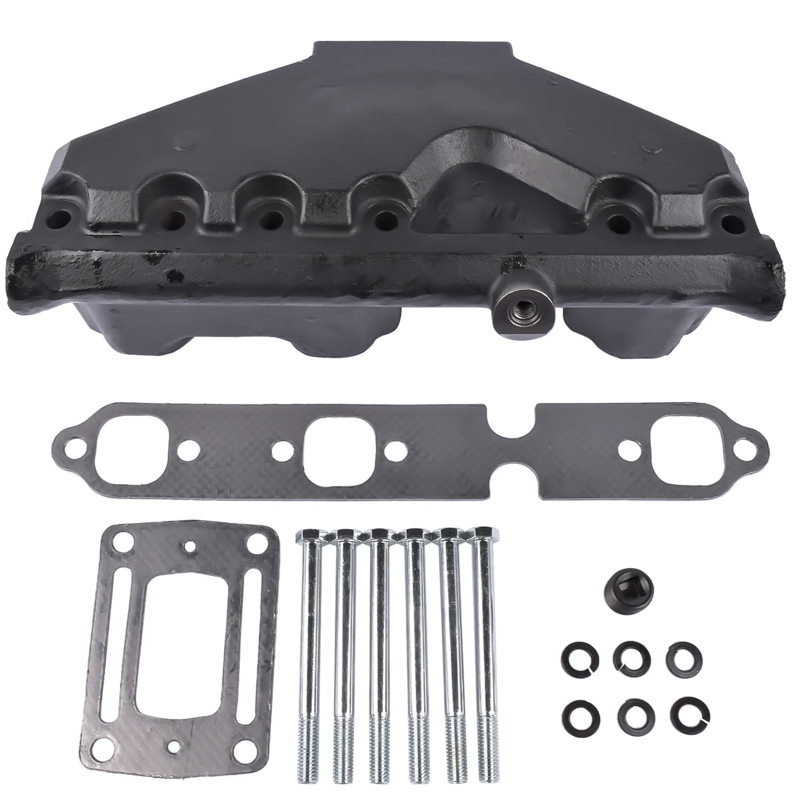 Mustrod For Volvo Penta and OMC V6 4.3L Engines Exhaust Manifold Set with Gaskets 3857656 3852338