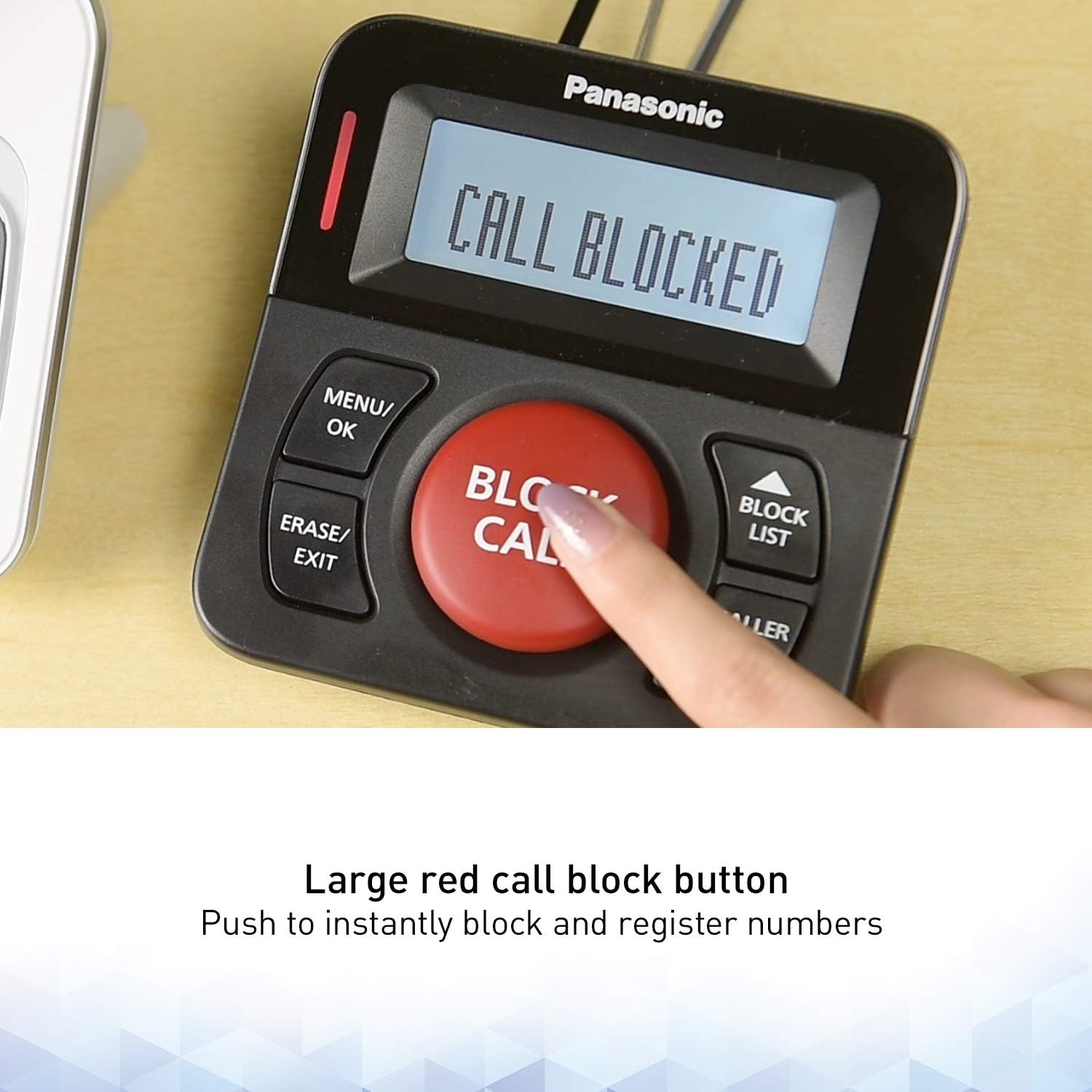Panasonic Call Blocker for Landline Phones | Home Phone Auto Call Block KX-TGA710B