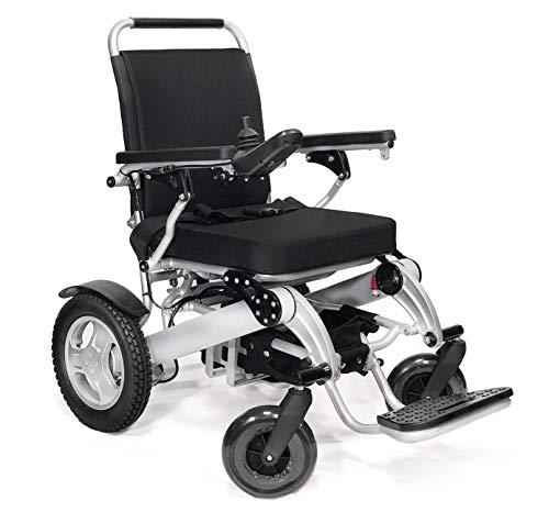 Smart Electric Wheelchair Premium Grade Heavy Duty Lightweight Foldable Power Wheelchair for Adults (Black)