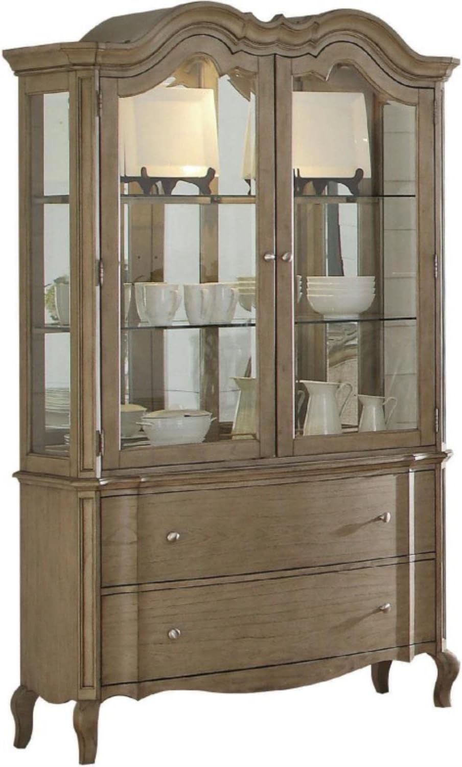 ACME Chelmsford Hutch & Buffet - - Antique Taupe