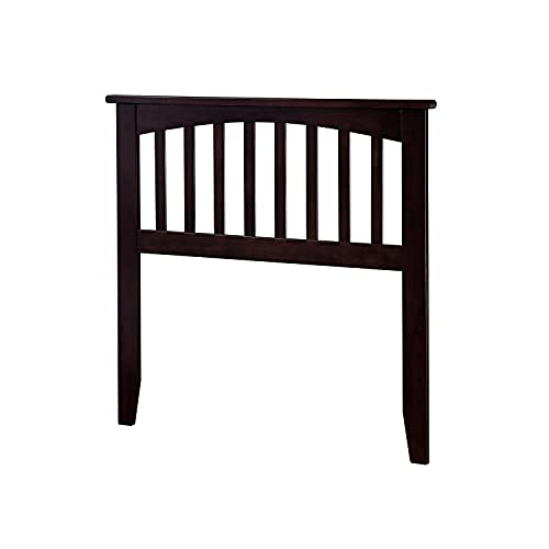 AFI Mission Full Size Headboard with Attachable Charger in Walnut