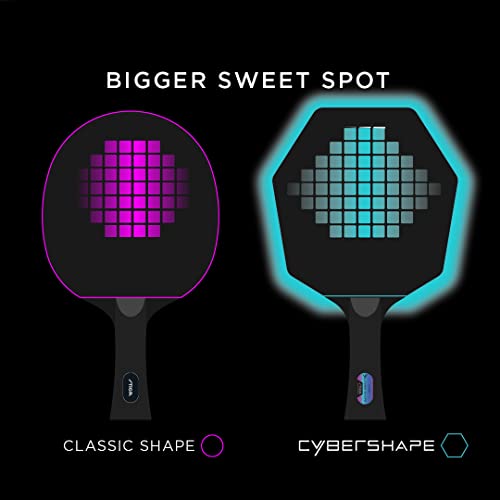 STIGA Cybershape Carbon Table Tennis Blade | Ping Pong Paddle - Unique Design for Larger Hitting Area & Increased Control - Competition Approved