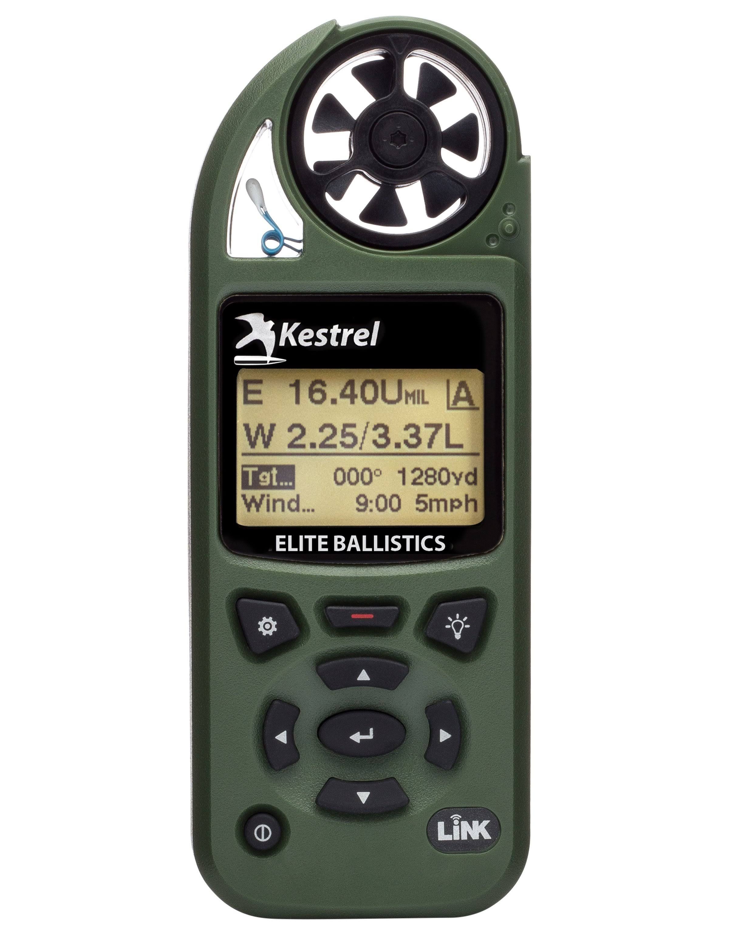 Kestrel 5700AB Elite Weather Meter w/Applied Ballistics Link - Olive