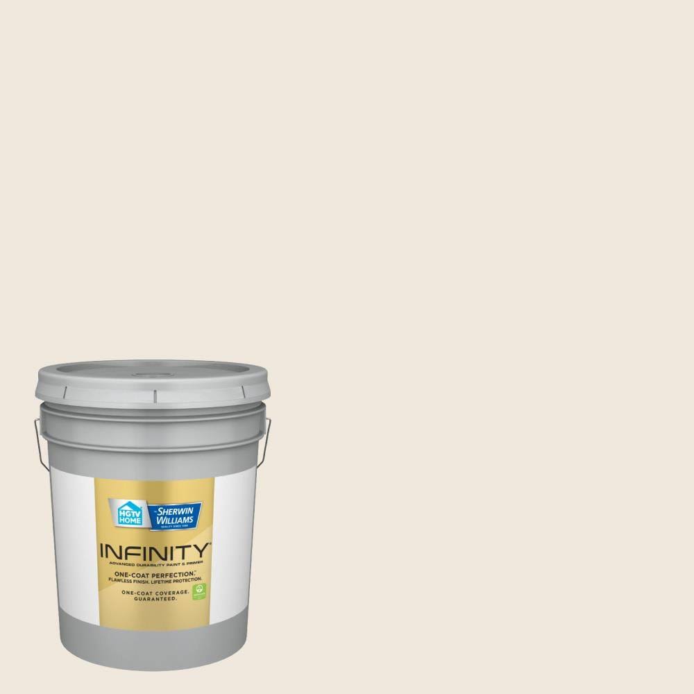 HGTV Home by Sherwin-Williams Infinity Flat Creamy Hgsw4033 Interior Paint (5-Gallon) | HGSW4033-606920