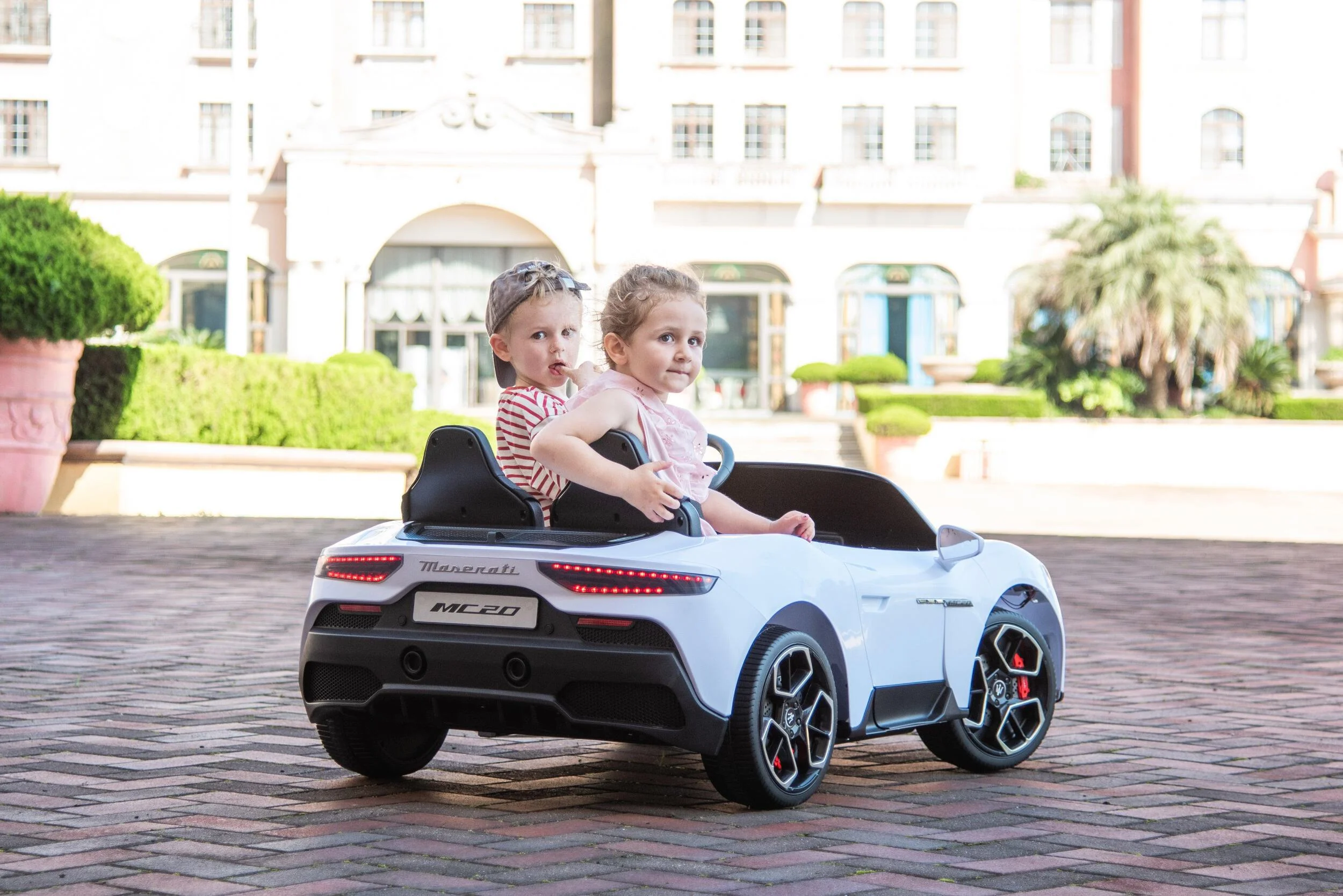 24V 4x4 Maserati MC20 2 Seater Ride on Car for Kids - Curated Treasures Market