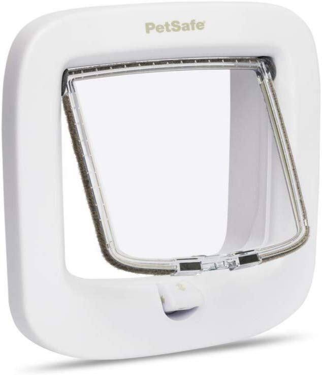 PetSafe Manual 4 Way Locking Cat Flap White