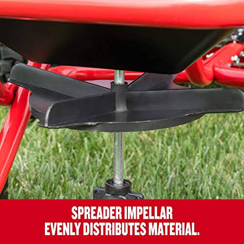 Craftsman CMXGZBF7124322 85-Pound Tow Broadcast Spreader, Red