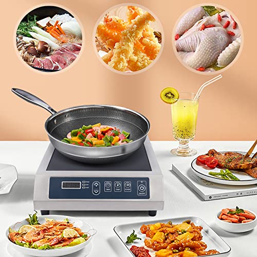 3500W Professional Induction Cooktop, Portable Countertop Burner, Electric Induction Burner with Sensor Touch and LCD Screen