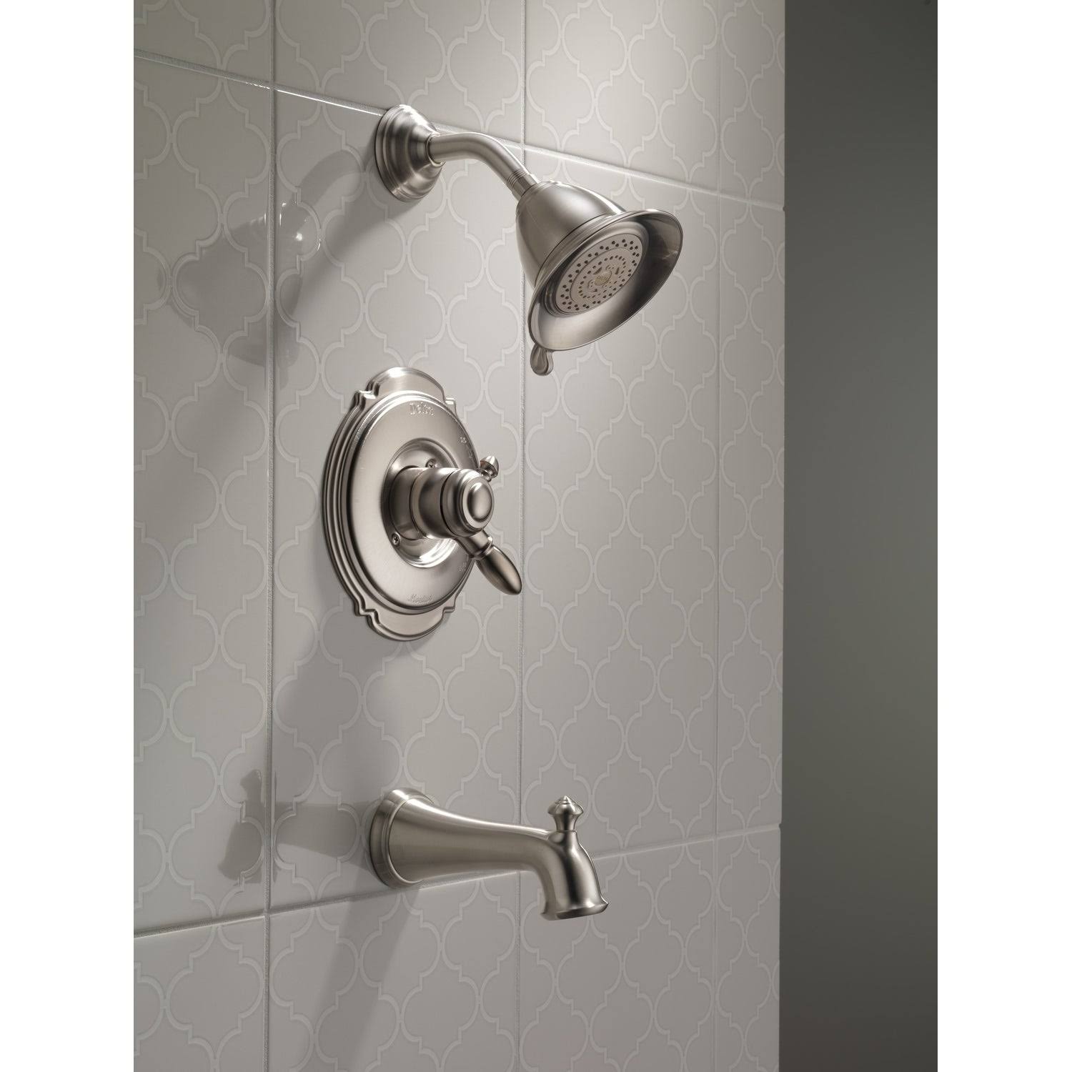 Delta T17455-SS Victorian Monitor 17 Series Tub and Shower Trim Stainless